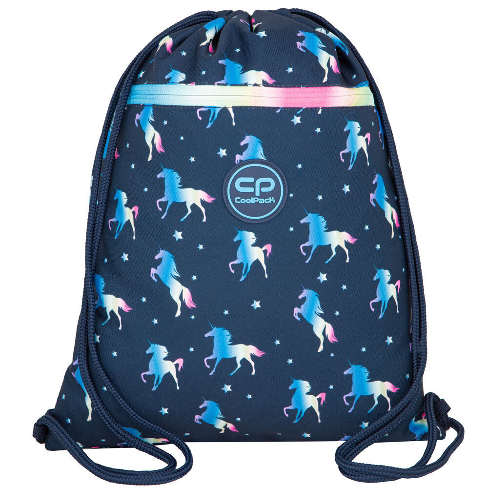 Kott-seljakott CoolPack Blue Unicorn F070670, 32,5x42,5 cm hind ja info | Koolikotid, sussikotid | kaup24.ee