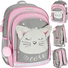 Kooli seljakott Starpak Plush Kitty 469353, 41x30x20 cm hind ja info | Koolikotid, sussikotid | kaup24.ee