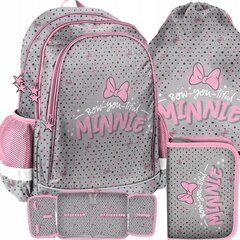 Seljakott koos tarvikutega Paso Minnie Mouse DNF-081, 3 osa цена и информация | Школьные рюкзаки, спортивные сумки | kaup24.ee