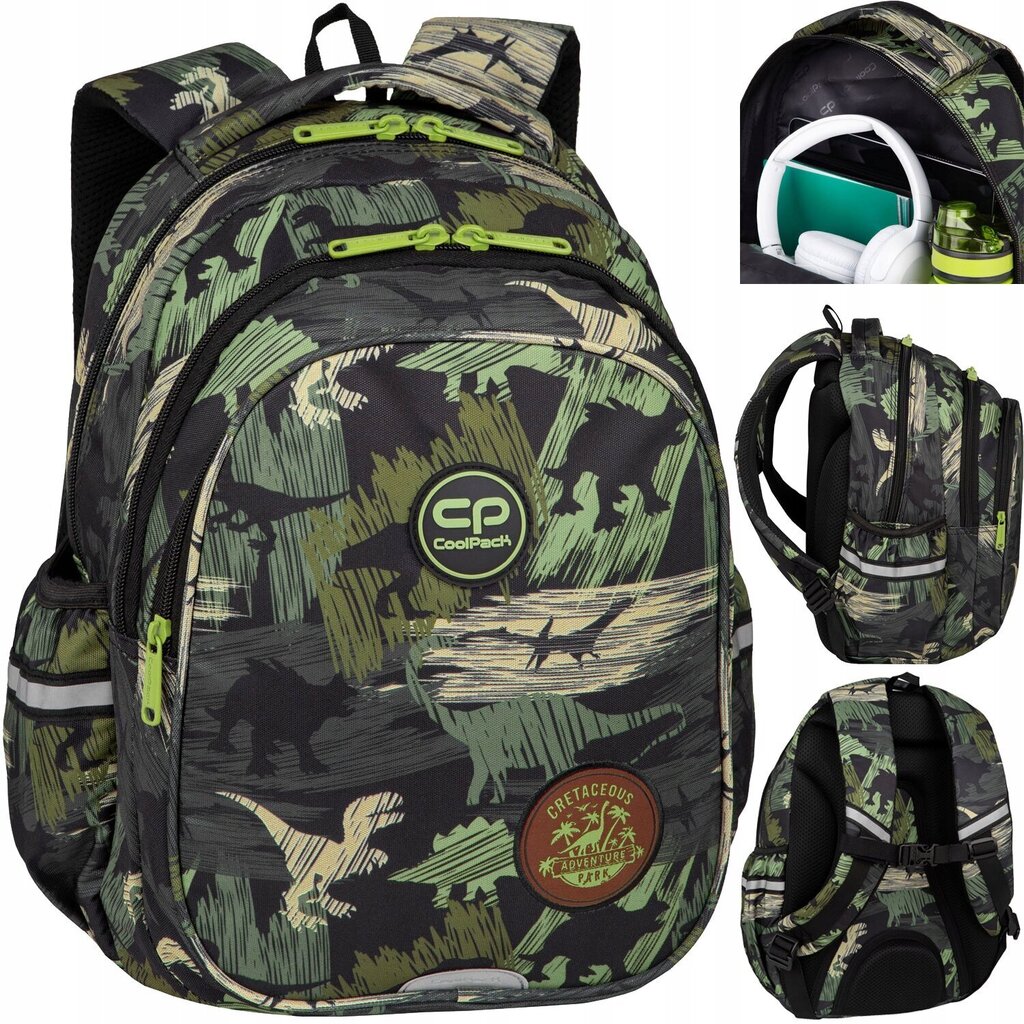 Kooli seljakott CoolPack Jerry Adventure Park F029672, 39x28x15 cm hind ja info | Koolikotid, sussikotid | kaup24.ee