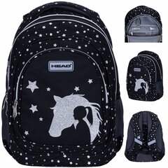 Kooli seljakott koos tarvikutega Head AB330 Glitter Effect Silver Dream 502023080, 3 osa цена и информация | Школьные рюкзаки, спортивные сумки | kaup24.ee