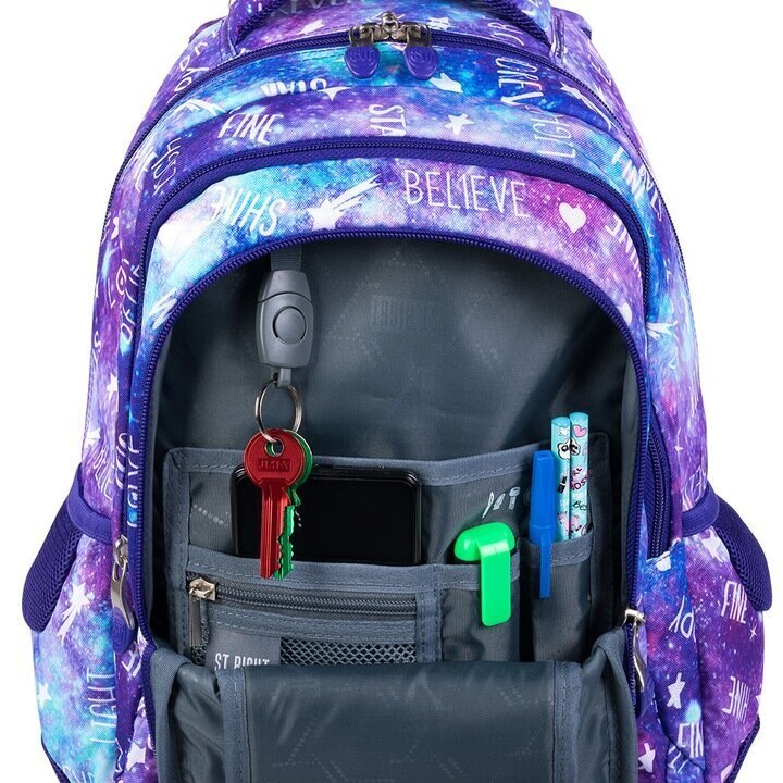 Kooli seljakott St.Right BP-26 Galaxy Girl 654145, 20 l, 39x27x17 cm hind ja info | Koolikotid, sussikotid | kaup24.ee