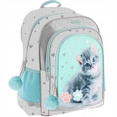 Kooli seljakott koos tarvikutega Starpak Kitty Mint 506934, 6 osa hind ja info | Koolikotid, sussikotid | kaup24.ee