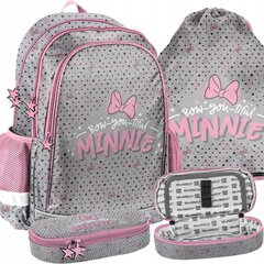 Kooli seljakott koos tarvikutega Paso Minnie Mouse DNF-081, 3 osa цена и информация | Школьные рюкзаки, спортивные сумки | kaup24.ee