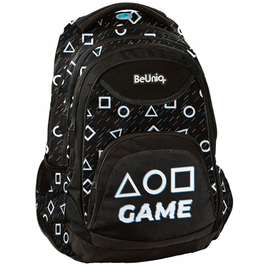 Kooli seljakott BeUniq Game Must BU23SG-2708, 40x30x18 cm hind ja info | Koolikotid, sussikotid | kaup24.ee