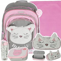 Kooli seljakott koos tarvikutega Starpak Plush Kitty 486152, 5 osa hind ja info | Koolikotid, sussikotid | kaup24.ee