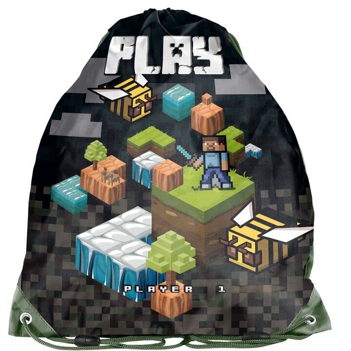 Kooli seljakott koos tarvikutega Paso Minecraft PP22GM-090, 3 osa hind ja info | Koolikotid, sussikotid | kaup24.ee