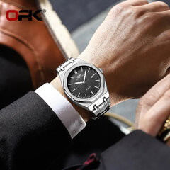 Мужские часы OPK из нержавеющей стали, водонепроницаемые. цена и информация | Мужские часы | kaup24.ee