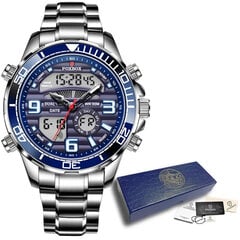 Мужские часы Foxbox 405 из нержавеющей стали, водонепроницаемые. цена и информация | Мужские часы | kaup24.ee