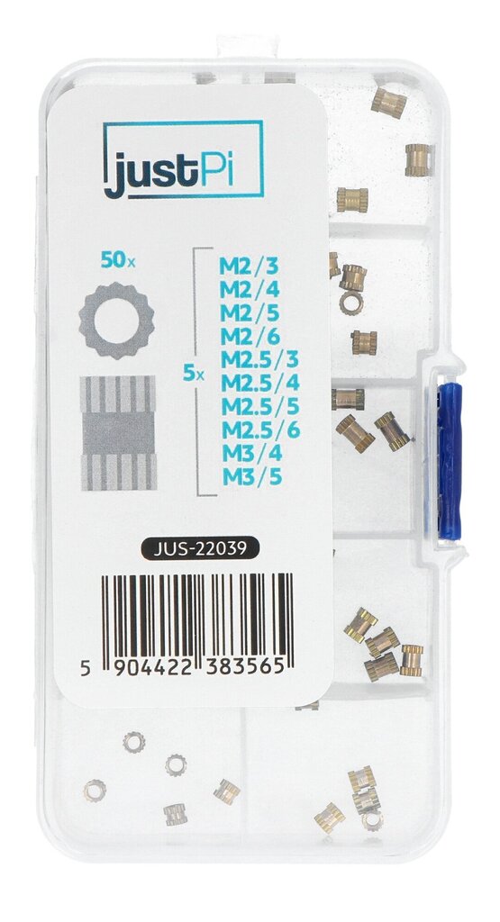 Messingist keermed justPi JUS-2239 hind ja info | Kinnitusvahendid | kaup24.ee