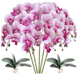 Kunstlik orhidee, 5 tk hind ja info | Kunstlilled | kaup24.ee