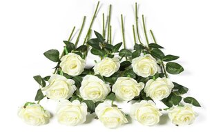 Искусственная роза, 5 шт. цена и информация | Искусственные цветы | kaup24.ee