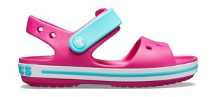 Sandaalid Crocs Kids' Crocband Sandal, Candy Pink/Pool hind ja info | Laste sandaalid | kaup24.ee