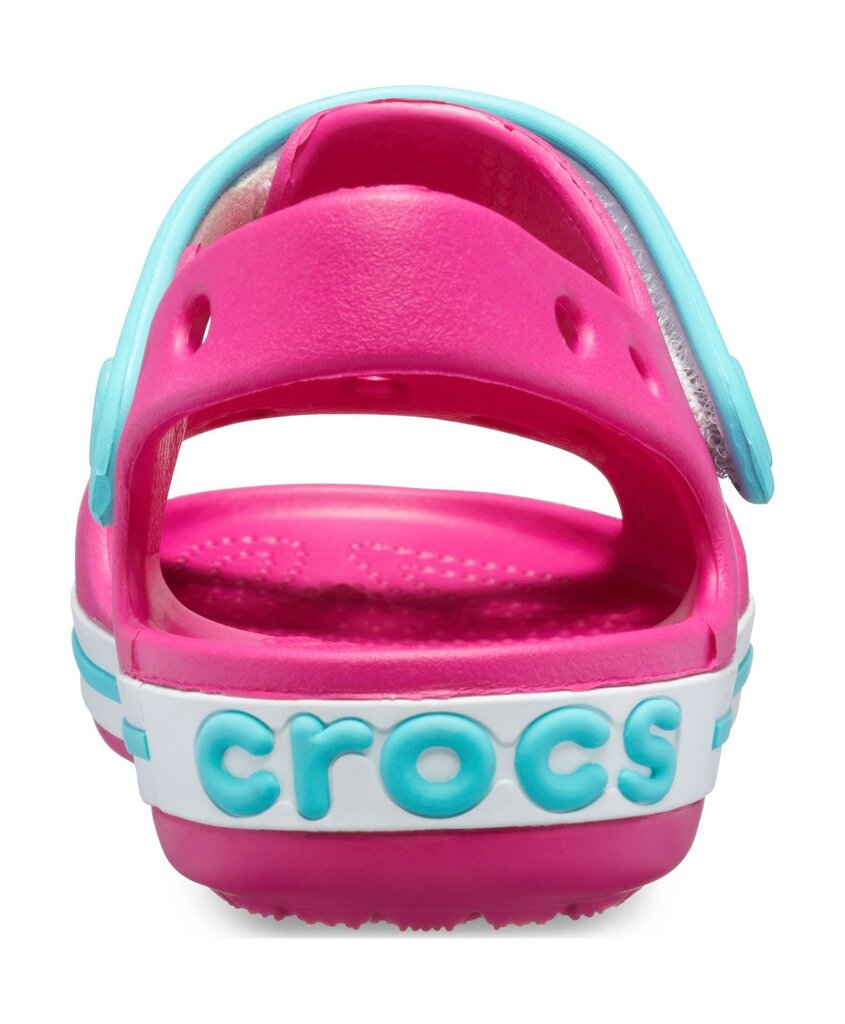 Sandaalid Crocs Kids' Crocband Sandal, Candy Pink/Pool hind ja info | Laste sandaalid | kaup24.ee