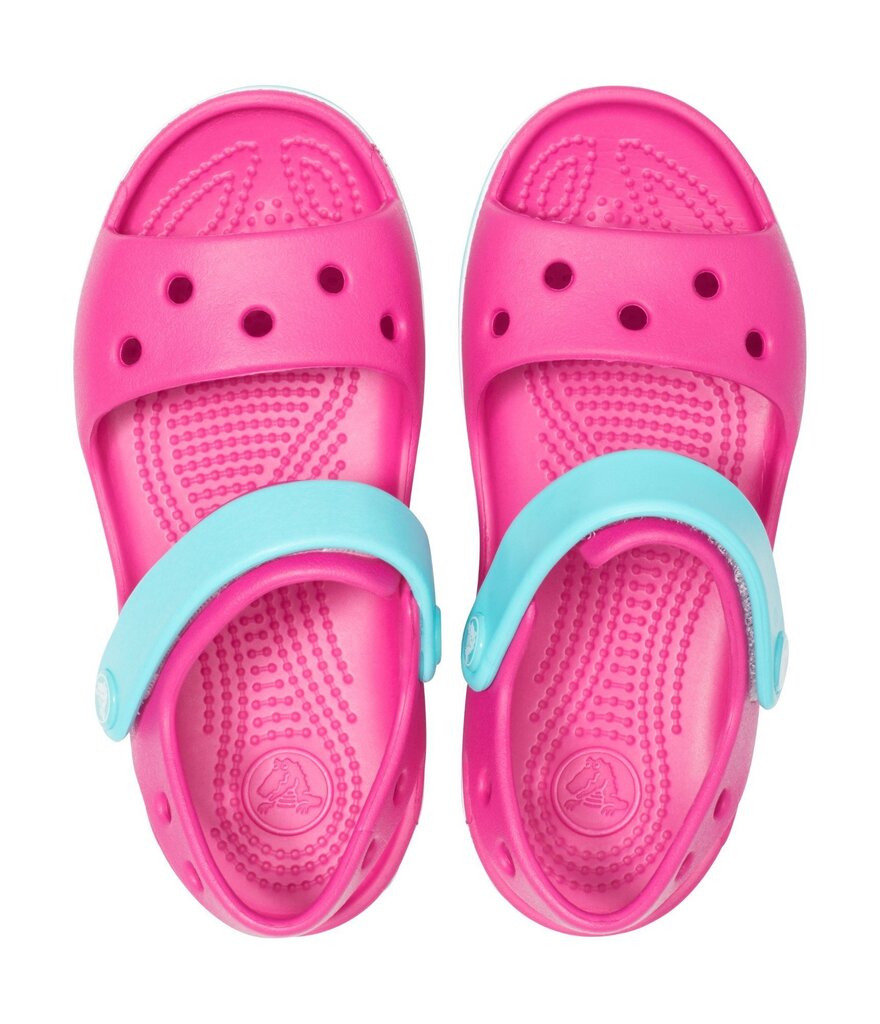 Sandaalid Crocs Kids' Crocband Sandal, Candy Pink/Pool hind ja info | Laste sandaalid | kaup24.ee