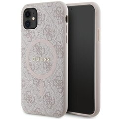 Guess GUHMN61G4GFRP iPhone 11 6.1" | Xr różowy|pink hardcase 4G Collection Leather Metal Logo MagSafe цена и информация | Чехлы для телефонов | kaup24.ee