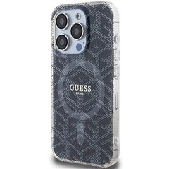 Guess GUHMP15LHGCUSTGK iPhone 15 Pro 6.1" czarny|black hardcase IML GCube MagSafe цена и информация | Чехлы для телефонов | kaup24.ee