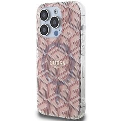 Guess GUHMP15LHGCUSTGP iPhone 15 Pro 6.1" różowy|pink hardcase IML GCube MagSafe цена и информация | Чехлы для телефонов | kaup24.ee