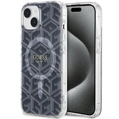 Guess GUHMP15SHGCUSTGK iPhone 15 | 14 | 13 6.1" czarny|black hardcase IML GCube MagSafe цена и информация | Чехлы для телефонов | kaup24.ee