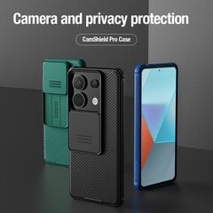 Nillkin CamShield PRO Hard Case for Xiaomi Redmi Note 13 Pro 5G| Poco X6 5G Black цена и информация | Чехлы для телефонов | kaup24.ee