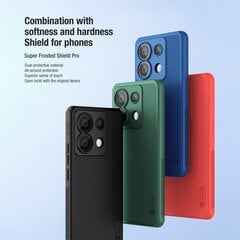 Nillkin Super Frosted PRO Back Cover for Xiaomi Redmi Note 13 Pro 5G|Poco X6 5G Blue цена и информация | Чехлы для телефонов | kaup24.ee