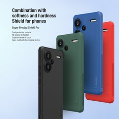 Nillkin Super Frosted PRO Back Cover for Xiaomi Redmi Note 13 Pro+ 5G Blue цена и информация | Чехлы для телефонов | kaup24.ee