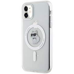 Karl Lagerfeld KLHMN61HFCCNOT iPhone 11 przezroczysty|transparent hardcase IML Choupette MagSafe цена и информация | Чехлы для телефонов | kaup24.ee