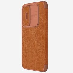 Nillkin Qin Book PRO Case for Samsung Galaxy A35 5G Brown цена и информация | Чехлы для телефонов | kaup24.ee