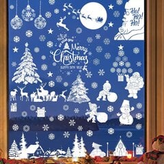 Isekleepuvad aknakleebised Jõulud, 9 lehte hind ja info | Jõulukaunistused | kaup24.ee