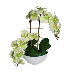 Kunstlill orhidee 53 cm, heleroheline hind ja info | Kunstlilled | kaup24.ee