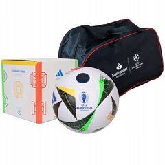 Jalgpallipall Adidas Euro24 kastiga IN9369 + kott hind ja info | Jalgpalli pallid | kaup24.ee