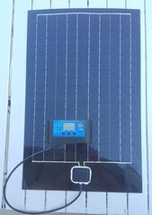 Paindlik päikesepaneel 20W 18V koos 12V aku laadimise kontrolleriga hind ja info | Päikeseenergiajaamade osad | kaup24.ee