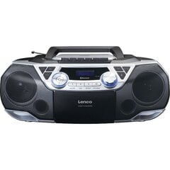 Lenco CD-raadio Lenco SCD120SI, must/hõbe цена и информация | Радиоприемники и будильники | kaup24.ee