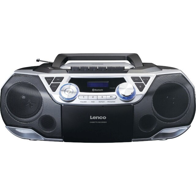 Lenco CD-raadio Lenco SCD120SI, must/hõbe hind ja info | Raadiod ja äratuskellad | kaup24.ee