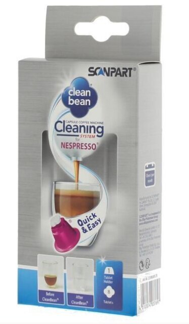 Scanpart Clean Bean puhastuskomplekt Nespresso 2790000170 цена и информация | Kohvimasinate lisatarvikud | kaup24.ee