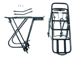 Задний багажник, для велосипедов с колёсами 26"-28", LA8010 цена и информация | Багажник для велосипеда | kaup24.ee