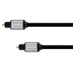 Kruger Matz Basic Toslink-Toslink оптический кабель 200 см цена и информация | Кабели и провода | kaup24.ee
