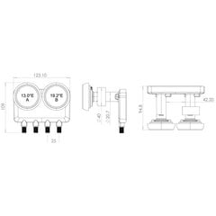 Спутниковый конвертер LNB Inverto Quad Monoblock IDLM-QDM410-MNOO6-8PX цена и информация | TV - антенны | kaup24.ee