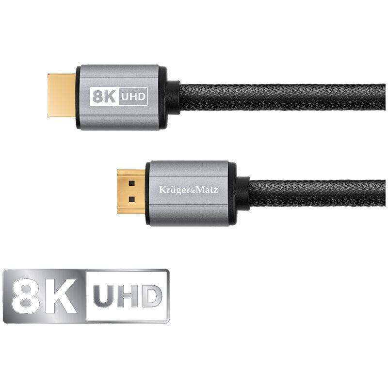 Kruger Matz, HDMI, 1,8 m hind ja info | Kaablid ja juhtmed | kaup24.ee