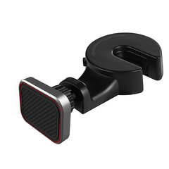Magnetic car holder headrest mount Type 2 black-red цена и информация | Держатели для телефонов | kaup24.ee