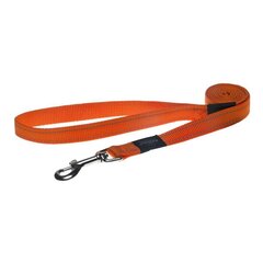 Поводок Rogz Fanbelt 20mm/1,4m оранжевый цена и информация | Поводки для собак | kaup24.ee