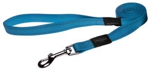 Jalutusrihm Rogz Utility Large 20mm Fanbelt Fixed Dog Lead, türkiissinine peegeldav hind ja info | Koerte jalutusrihmad | kaup24.ee