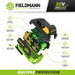 Akumuruniiduk Fieldmann FZR 70435-0 2x20V, Fast Power цена и информация | Muruniidukid | kaup24.ee