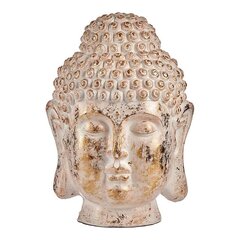 Dekoratiivne aiakuju Buddha Pea, 45,5 x 68 x 48 cm, Valge/Kuldne цена и информация | Декорации для сада | kaup24.ee