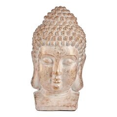 Dekoratiivne aiakuju Buddha Pea Valge/Kuldne, 35 x 65,5 x 38 cm цена и информация | Декорации для сада | kaup24.ee