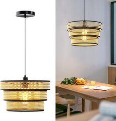 LED-laevalgusti Hamlite, 40W, must/pruun цена и информация | Люстры | kaup24.ee