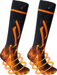 Унисекс носки с электрическим подогревом InnoGear, 5 В/5000 мАч, чёрные цена и информация | Мужские носки | kaup24.ee
