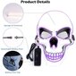 LED mask, kolju YeahBoom Halloween hind ja info | Karnevali kostüümid | kaup24.ee