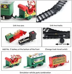 Рождественский электропоезд Ding Yongliang цена и информация | Игрушки для мальчиков | kaup24.ee