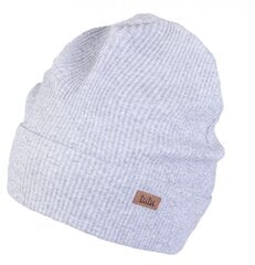TuTu однослойная шапка из хлопка, серая цена и информация | Шапки, перчатки, шарфы для мальчиков | kaup24.ee